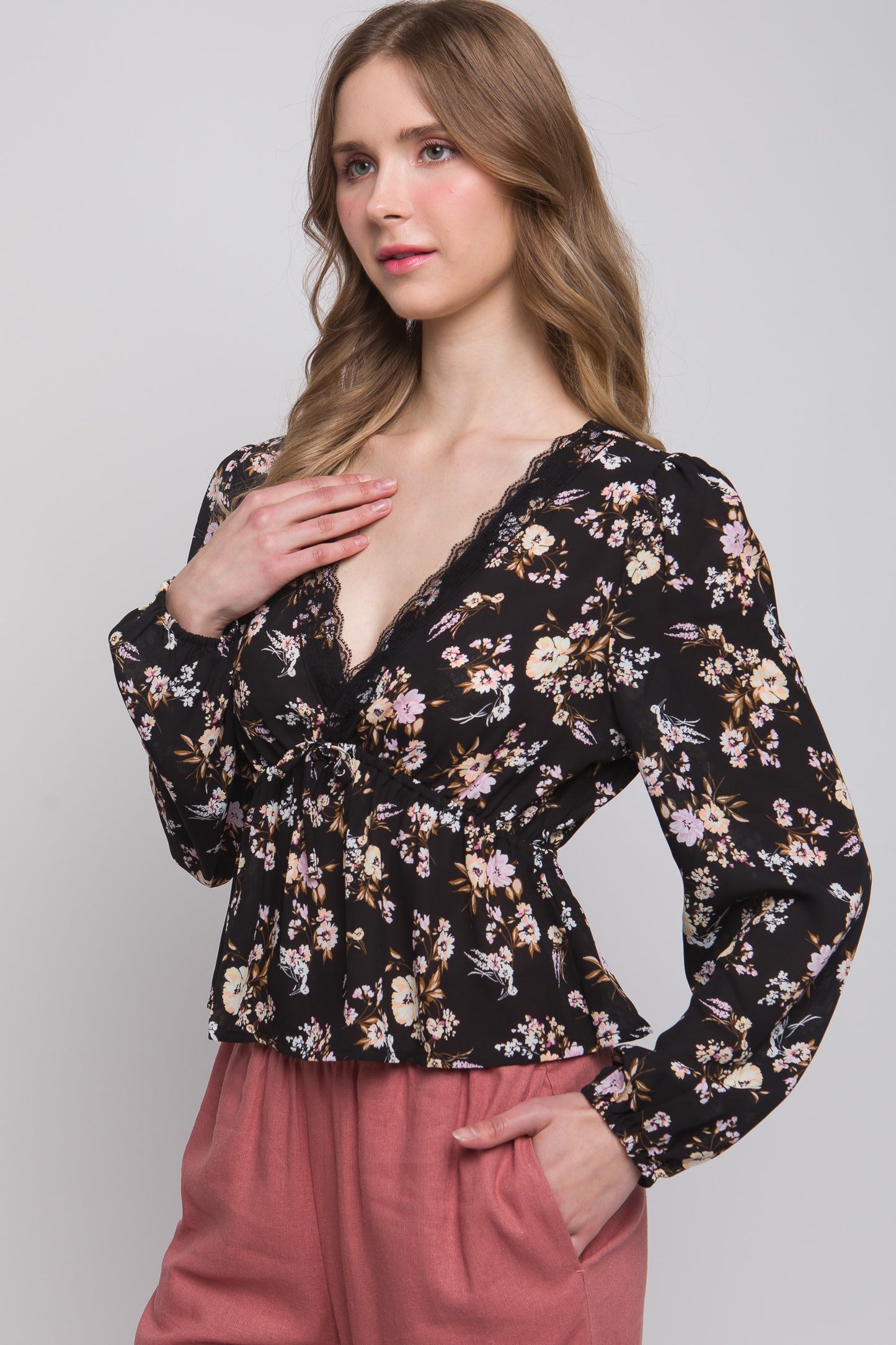 Femme Floral Blouse