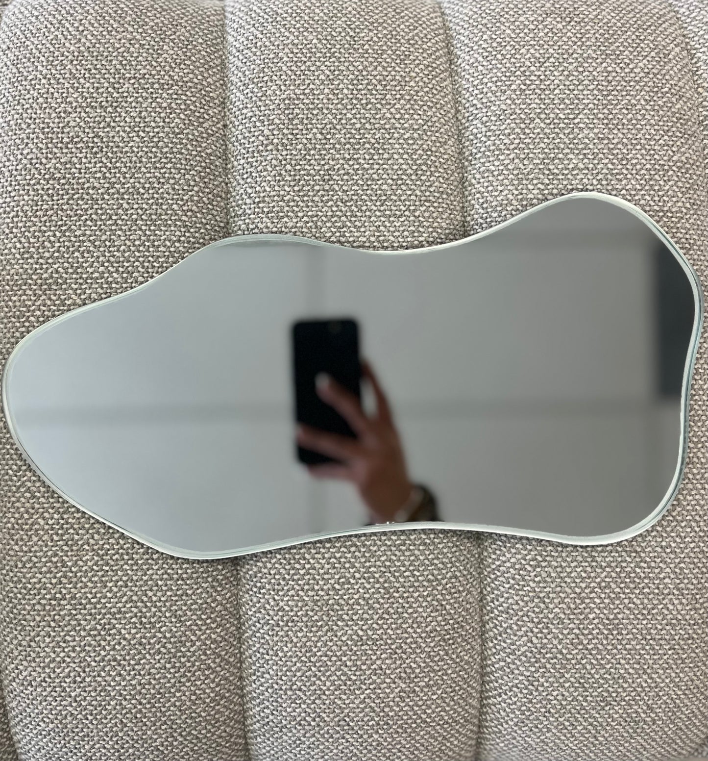 14’ Abstract hand mirror