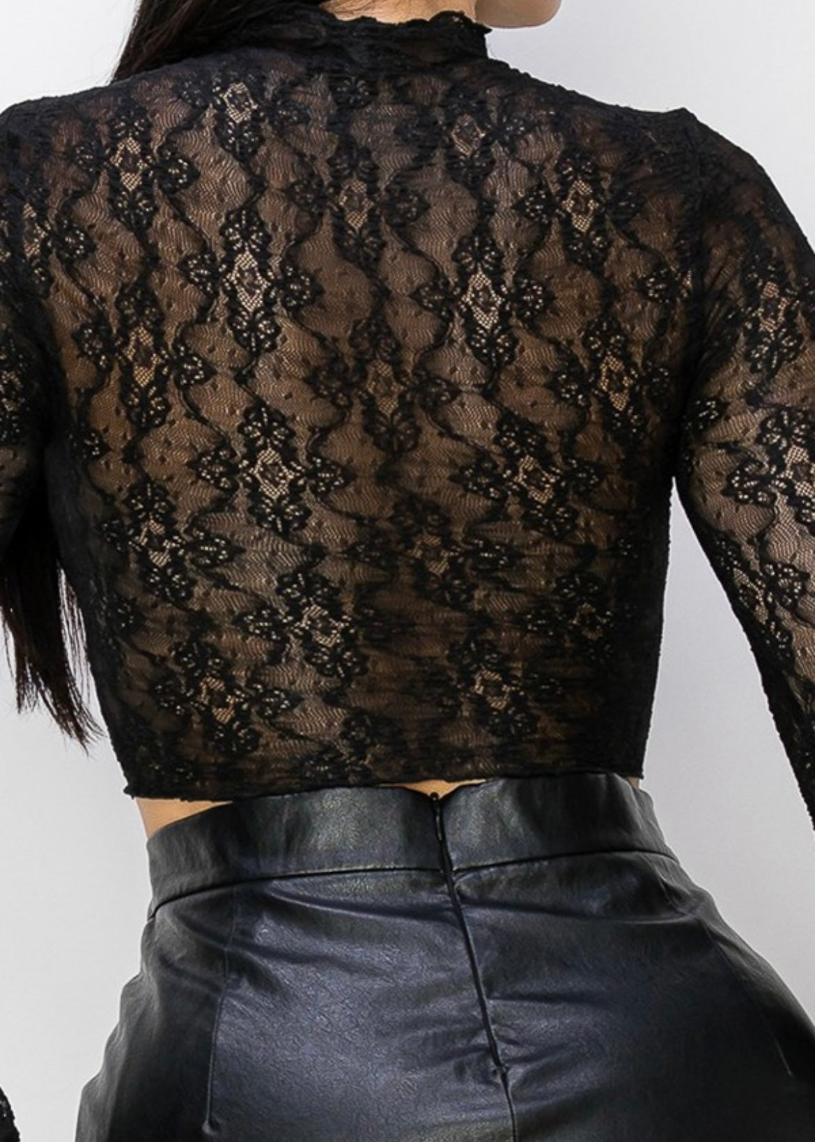 French Lace Floral Top