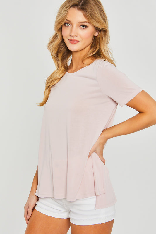 Blush lush t-shirt top