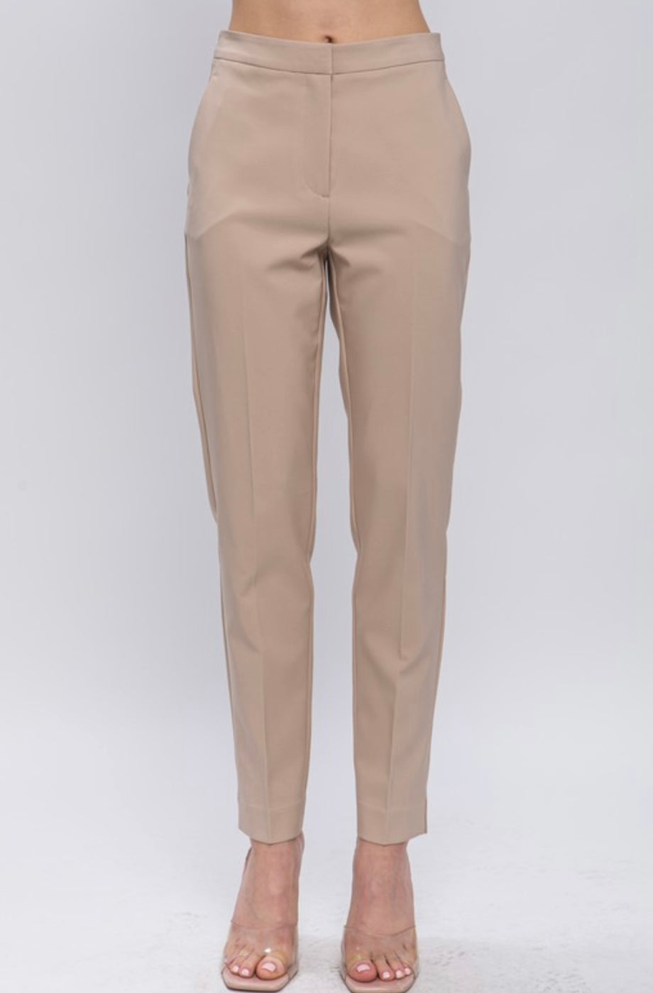 Khaki formal trouser pants