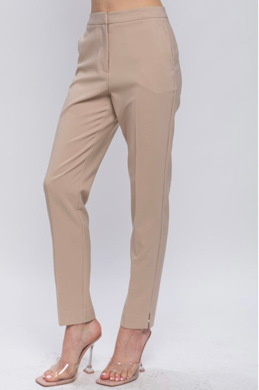 Khaki formal trouser pants